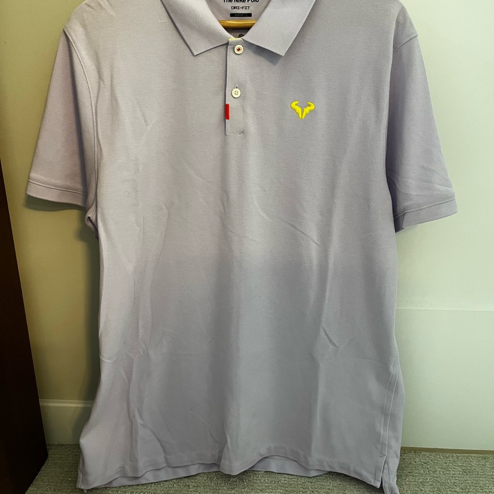 Nike Purple Polo Shirt Classic Design